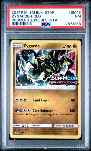 Zygarde graded PSA 7 for sale on eBay