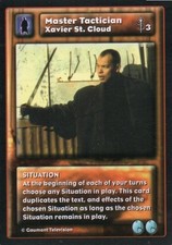 Highlander CCG - Four Horseman -  Master Tactician Xavier St Cloud Rare Card