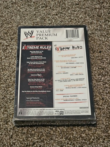 wwe EXTREME RULES 2009 2010 VALUE PREMIUM PACK dvd BRAND NEW SEALED wrestling - Picture 2 of 3