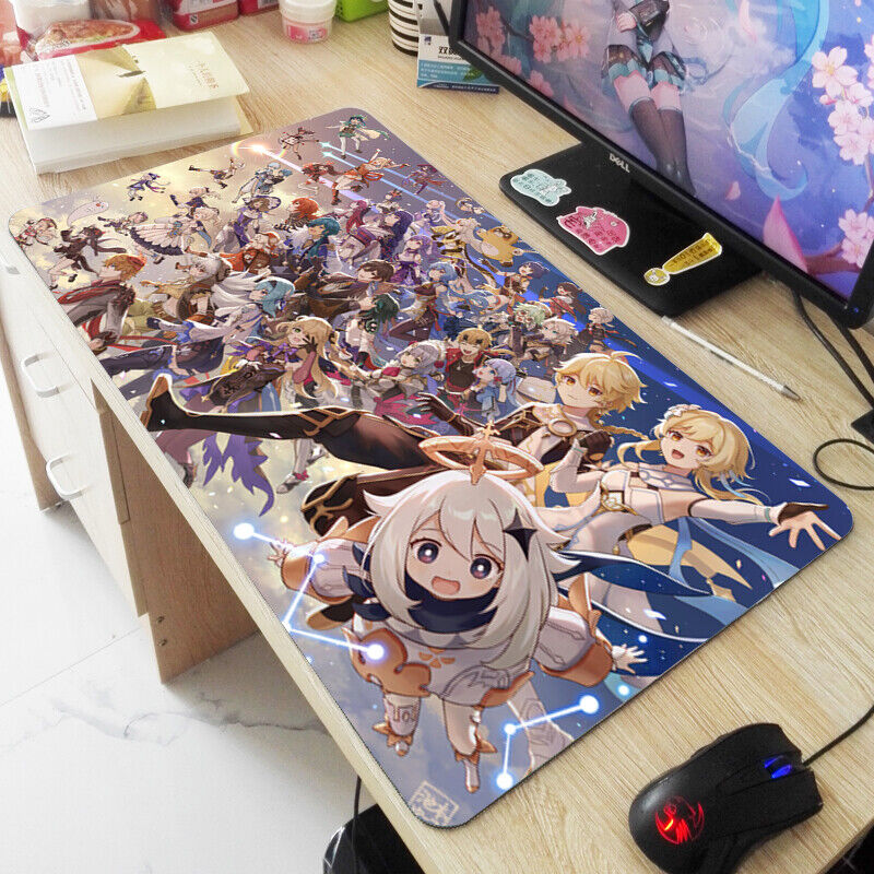 Game Genshin Impact Fenina Mouse Pad Mouse Mat With Pad Prime Gaming  Keyboard Pad Stitch Padding Mat - AliExpress