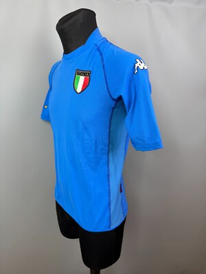 ITALY 2002 2004 TOTTI HOME SHIRT FOOTBALL SOCCER KAPPA JERSEY MENS
