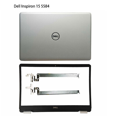 Silver Back Cover & Bezel & Hinges 0GYCJR GYCJR For Dell Inspiron 15 5584 Top US