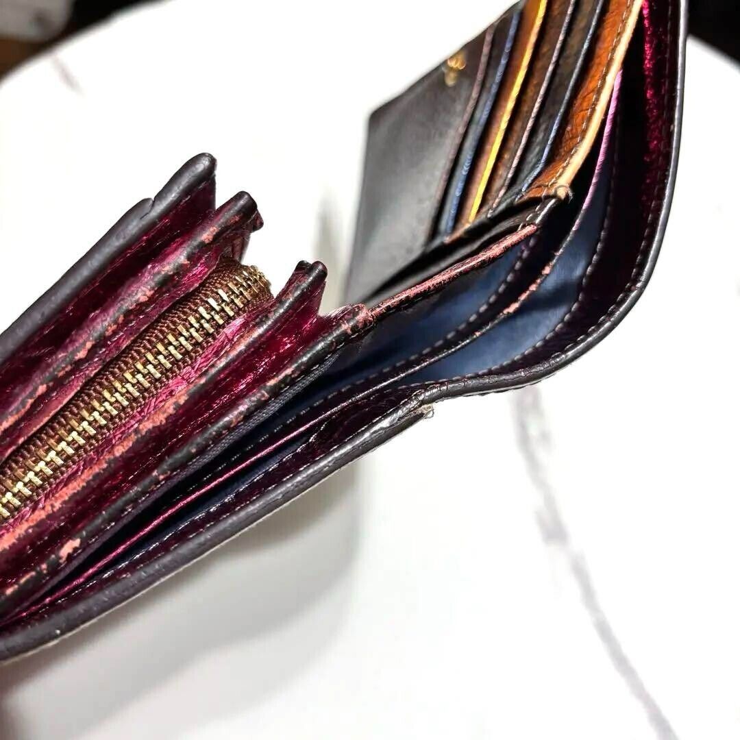 Vivienne Westwood Folding Wallet Art Multicolor No Box Rare Vivienne Westwood Folding Wallet Art Multicolor No Box Rare