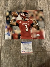 MALIK CUNNINGHAM SIGNED LOUISVILLE CARDINALS PHOTO PSA/DNA COA AUTOGRAPHED 12