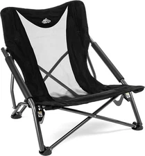 Cascade Mountain Tech Camping Chair Low Profile Folding Chair for Beach Picnic