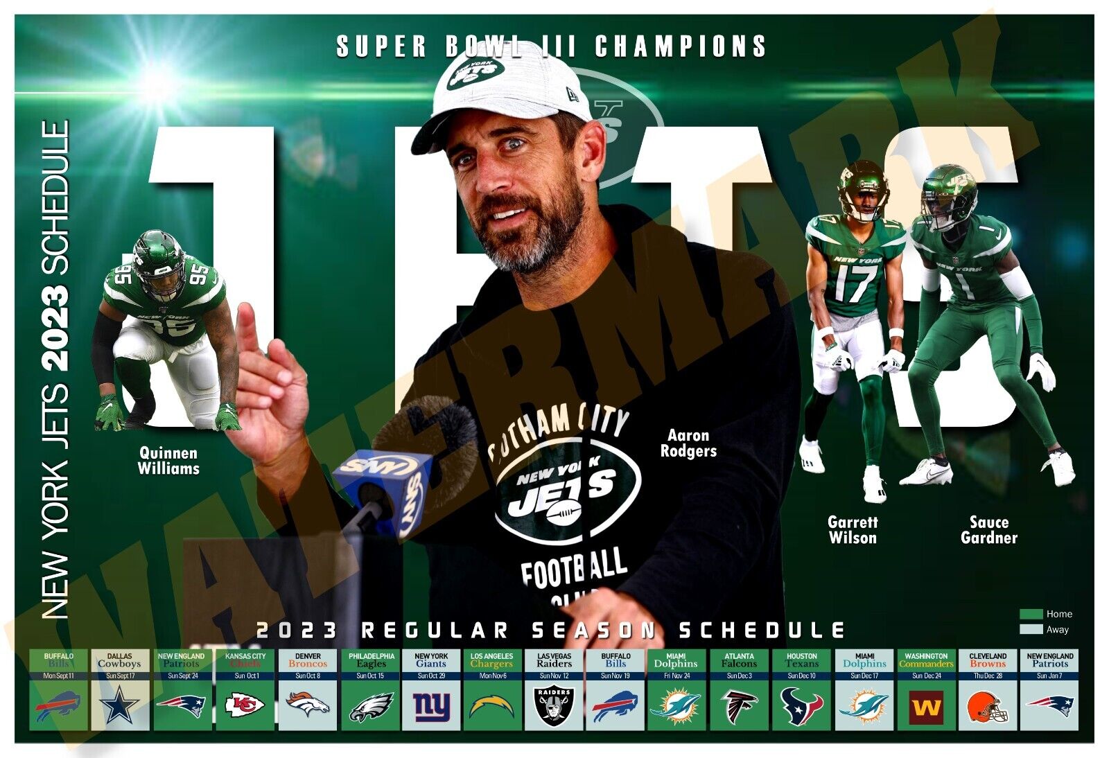 Ingressos para os New York Jets 2023 