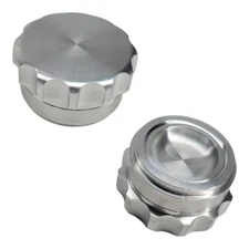 2.0"/50mm Billet Aluminum Cap with Aluminum Weld on Bung Coolant Fuel Oil Tank