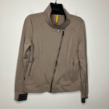 Lolë Asymmetrical Zip Moto Jacket Size Large