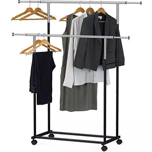 Black clothes rod sale
