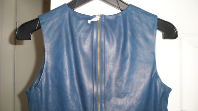 $900 Vince Lambskin lightweight Leather Dress Blue 2 6 8 Absolutely GORGEOUS!! | eBay $900 Vince Lambskin lightweight Leather Dress Blue 2 6 8 Absolutely GORGEOUS!! | eBay