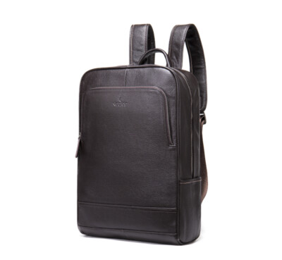 Noblag Large Leather Laptop Backpack School Shop Klutz Large Leather Laptop Travel Backpack Bags For Men  main image 2