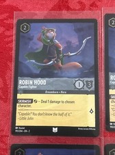 FOIL Disney Lorcana Floodborn - Robin Hood - Capable Fighter - NM - FOIL