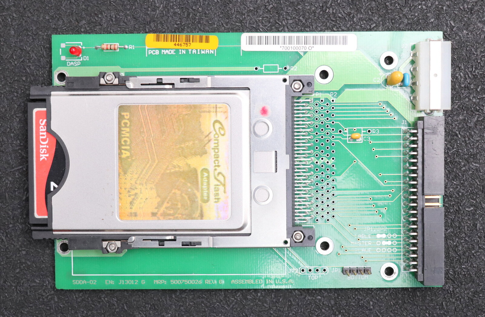 Adtron ATA Adapter SDDA-02 + CompactFlash 2GB Used