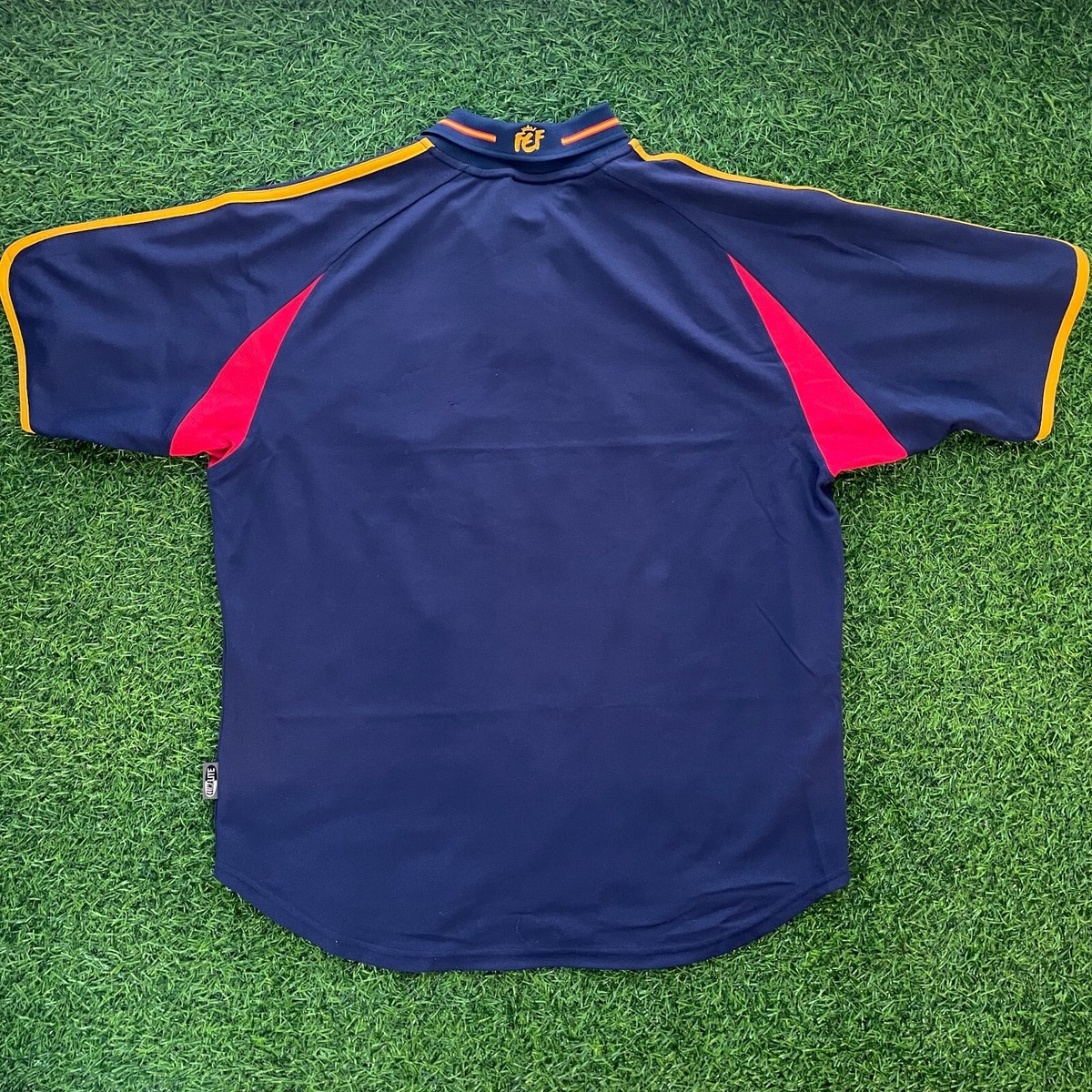 Spain 2000 / 2001 Official Away Jersey Shirt Kit - US L - Vintage