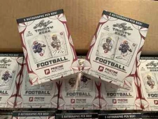 2024 Leaf Trinity x Pristine Auction Collab Sealed Football Card Box w/ 3 Autos