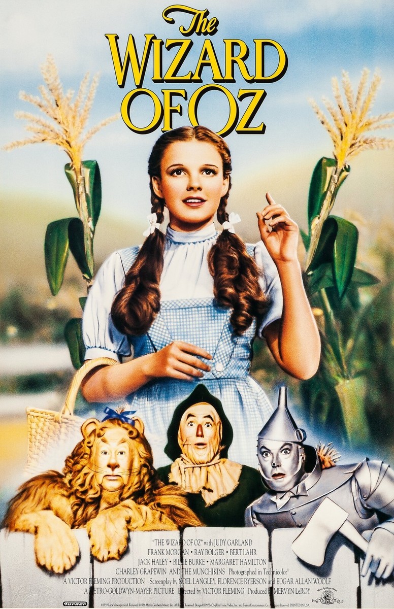 The Wizard Of Oz movie poster (b) - 11 x 17 inches - Judy Garland
