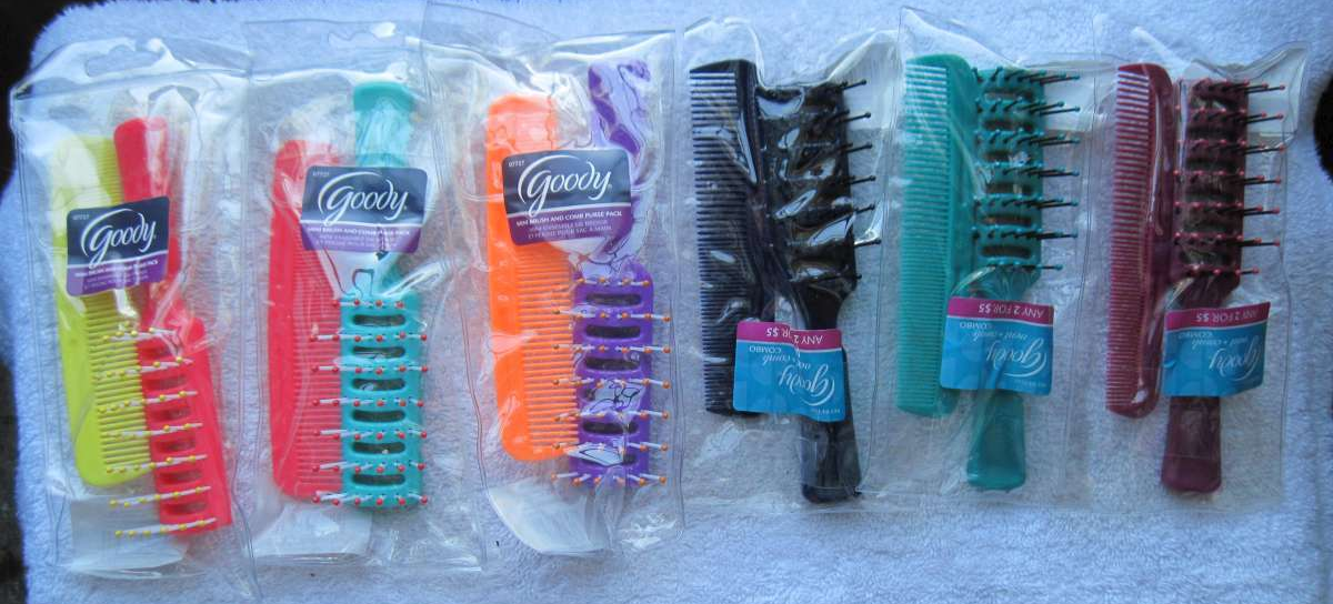 Goody Folding Brush/Comb – 2-in-1 Bürste & Kamm, Klappbar Für Unterwegs