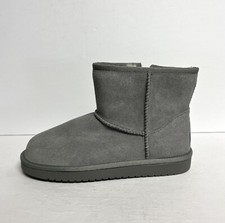 Koolaburra Big Kids' Koola Mini Boot Gray, Girls' Size 3 M