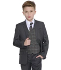 Boys Suits Boys Check Suits, Page Boy Wedding Prom Party Suit, Boys Grey Suit Tr