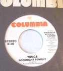 WINGS * 45 * Goodnight Tonight * 1979 #5 * DJ PROMO VG++ * Stereo MONO * Beatles