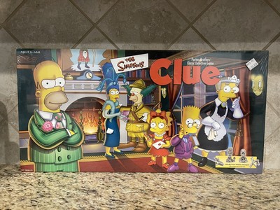 NEW COLLECTORS VTG 2000 THE SIMPSONS 1ST EDITION CLUE BOARD GAME-FACTORY SEALED
