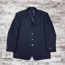 Giacca blazer uomo Thierry Mugler vintage lana a righe taglia 56