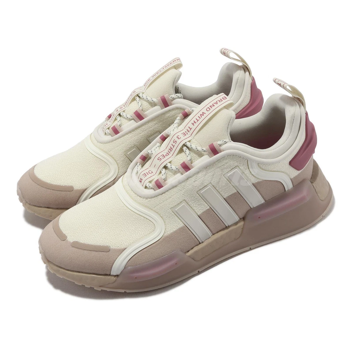 adidas Originals NMD_V3 W Boost Off White Wonder Taupe Women Casual Shoes HQ4275 adidas Originals NMD_V3 W Boost Off White Wonder Taupe Women Casual Shoes HQ4275