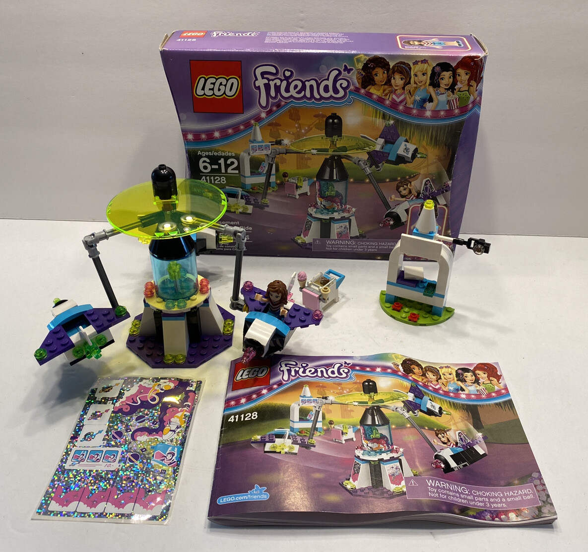 Lego Friends 41128 Amusement Park and Space Ride Complete With