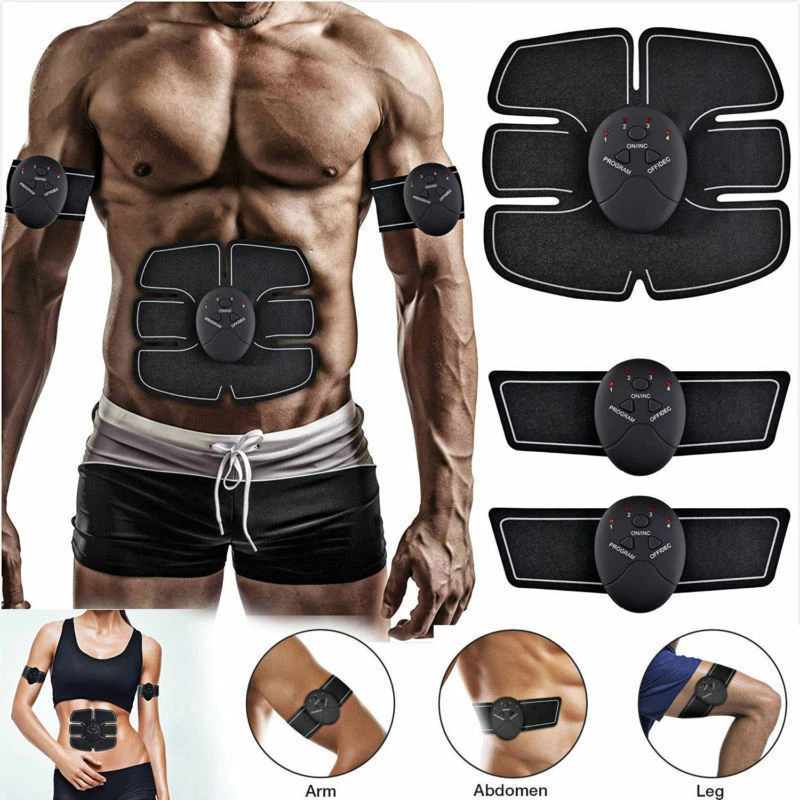 Ultimate EMS AB & Brazos Simulador Muscular ABS Entrenamiento Hogar Abdominal Entrenador Set Foto 2 de 4