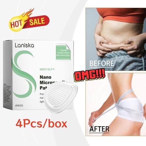 Nano Painless Microneedle Patch 4pcs -Slimming Care Cardiovascular Protection