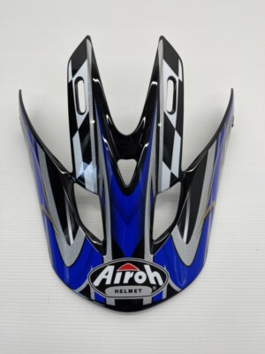 Airoh Helmschild Runner Nero Blau Ersatz MX Moto Cross Enduro Offroad