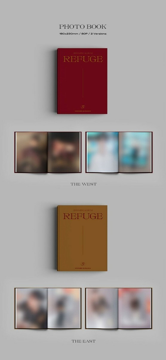 MOONBIN SANHA ASTRO 2nd Mini Album REFUGE THE EAST Ver CD+Book+P
