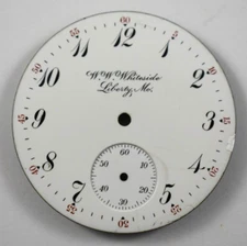 Vintage Elgin 16s Private Label Enamel Pocket Watch Dial lot.ef