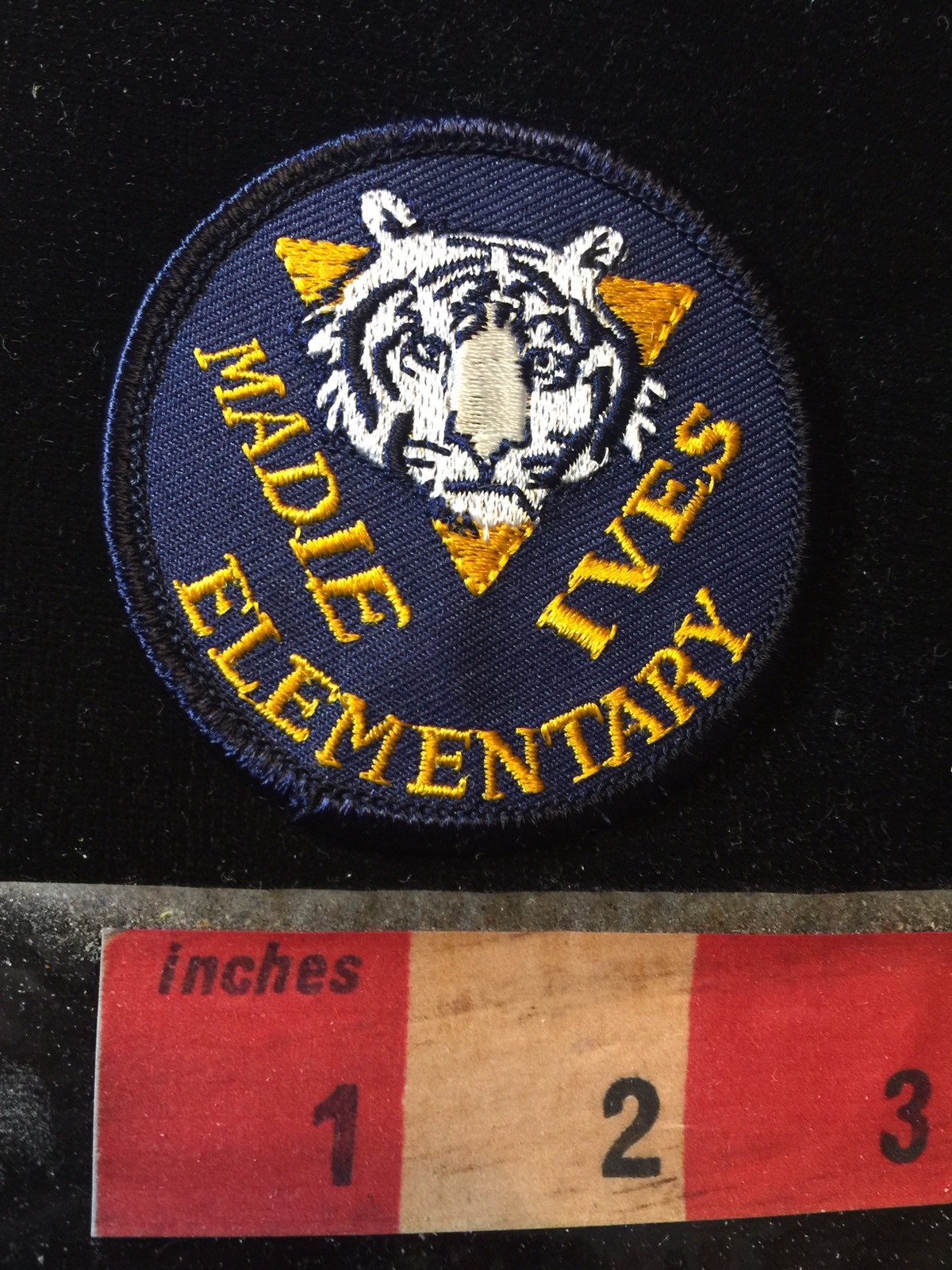 Vtg Ives Estates Florida School Patch MADIE IVES ELEMENTARY Tiger