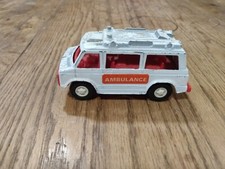 Vintage 1970s Tootsietoy Ambulance Rescue Van #B35 Made in USA Emergency Vehicle