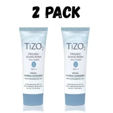 2 Pack TIZO 2 Non-Tinted Facial SPF 40 1.75oz Mineral Sunscreen