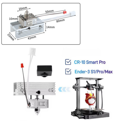 For Creality Ender-3 S1/S1 Pro/S1 Plus/CR-10 Smart Pro Printer Internal Hot End