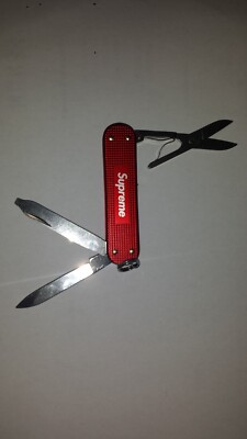 Supreme Victorinox Classic Alox Knife Red Supreme SS19A15 | eBay