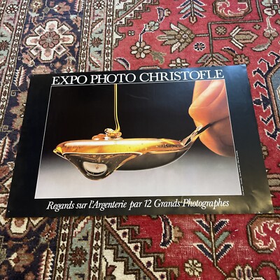 CHRISTOFLE Expo Photos Looks Sur L'Argenterie circa 1980 - Perfect - Rare!