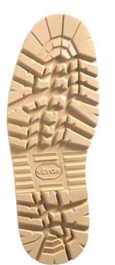 VIBRAM 1276 Sierra Rubber Full Sole Repair 1 Pair Black/Sand Pick Your Size 8-14 - Image 3 of 4