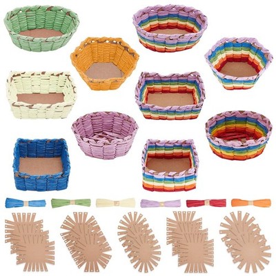 FREEBLOSS 15 Set Basket Weaving Kit Basket Making Kit for Beginners Creative ...