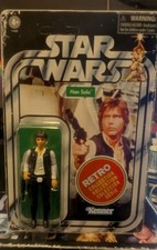 STAR WARS RETRO COLLECTION ANH  HAN SOLO  1st 12  3.75 Action figure KENNER