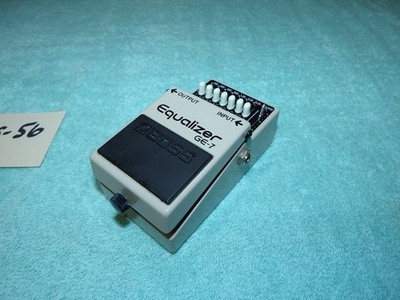 BOSS GE-7 Graphic Equalizer Guitar Pedal 7-Band EQ Taiwan Used Tested Works PSA