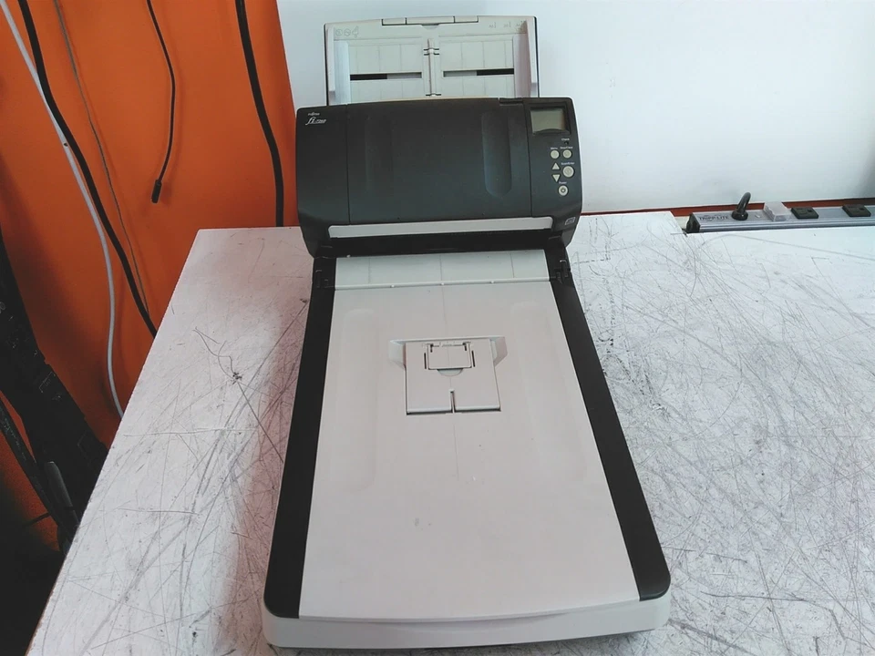 Fujitsu Fi-7260 PA03670-B555 Duplex Flatbed USB 3.0 Scanner w/ PSU  - Image 3 of 4