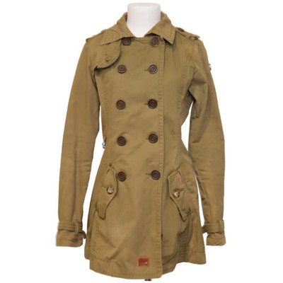 Khujo, Trenchcoat, Damen, Größe: M, ISY, Grün, Baumwolle #3lB