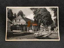 alte AK Bad Langenau i. Schl. – Am Kurhaus / ungelaufen