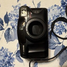 Canon Sure Shot 80 Tele 35mm Film Camera Black