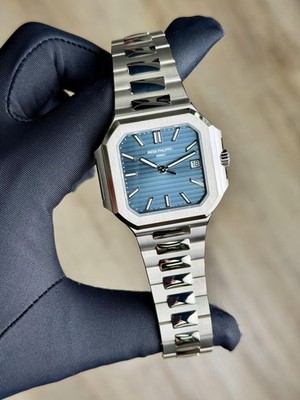 Patek Philippe Cubitus Blue Index White Gold Bracelet 2026 Unworn 7128/1G-001