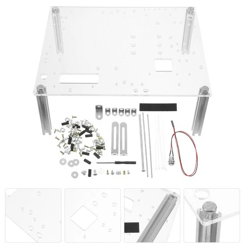 1 ensemble cadre ouvert ordinateur cadre ouvert boîtier d'ordinateur support de