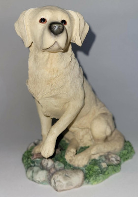 Seltener, Vintage Leonardo Goldener Labrador sitzend 2007 Top Zustand